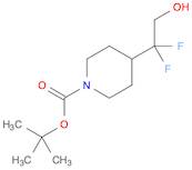 1-Piperidinecarboxylic acid, 4-(1,1-difluoro-2-hydroxyethyl)-, 1,1-dimethylethyl ester