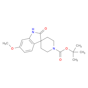 Spiro[3H-indole-3,4'-piperidine]-1'-carboxylic acid, 1,2-dihydro-6-methoxy-2-oxo-, 1,1-dimethyle...