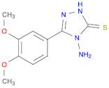 3H-1,2,4-Triazole-3-thione, 4-amino-5-(3,4-dimethoxyphenyl)-2,4-dihydro-