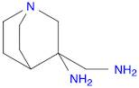 1-Azabicyclo[2.2.2]octane-3-methanamine, 3-amino-