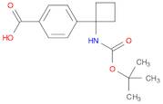 Benzoic acid, 4-[1-[[(1,1-dimethylethoxy)carbonyl]amino]cyclobutyl]-