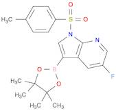 1H-Pyrrolo[2,3-b]pyridine, 5-fluoro-1-[(4-methylphenyl)sulfonyl]-3-(4,4,5,5-tetramethyl-1,3,2-diox…