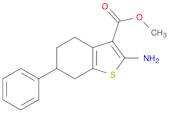 Benzo[b]thiophene-3-carboxylic acid, 2-amino-4,5,6,7-tetrahydro-6-phenyl-, methyl ester