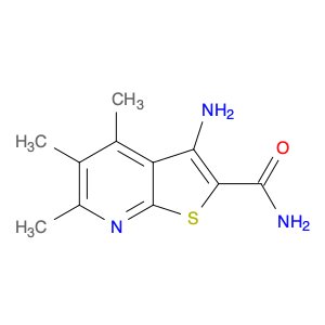 3-amino-4,5,6-trimethylthieno[2,3-b]pyridine-2-carboxamide