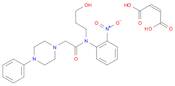 1-Piperazineacetamide, 4-(3-hydroxypropyl)-N-(2-nitrophenyl)-N-phenyl-, (2Z)-2-butenedioate (1:2) …