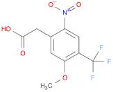 Benzeneacetic acid, 5-methoxy-2-nitro-4-(trifluoromethyl)-