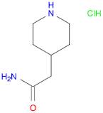 4-Piperidineacetamide, hydrochloride (1:1)