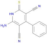 3,5-Pyridinedicarbonitrile, 6-amino-1,2-dihydro-4-phenyl-2-thioxo-