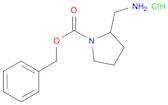 1-Pyrrolidinecarboxylic acid, 2-(aminomethyl)-, phenylmethyl ester, hydrochloride (1:1)