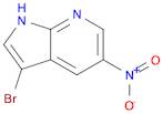 1H-Pyrrolo[2,3-b]pyridine, 3-bromo-5-nitro-