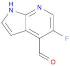 1H-Pyrrolo[2,3-b]pyridine-4-carboxaldehyde, 5-fluoro-