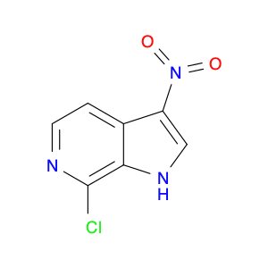 1H-Pyrrolo[2,3-c]pyridine, 7-chloro-3-nitro-