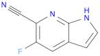 1H-Pyrrolo[2,3-b]pyridine-6-carbonitrile, 5-fluoro-