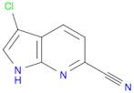 1H-Pyrrolo[2,3-b]pyridine-6-carbonitrile, 3-chloro-