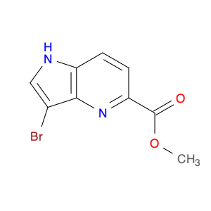 1H-Pyrrolo[3,2-b]pyridine-5-carboxylic acid, 3-bromo-, methyl ester