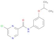 2-Pyrazinecarboxamide, 6-chloro-N-[3-(1-methylethoxy)phenyl]-