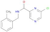 2-Pyrazinecarboxamide, 6-chloro-N-[(2-methylphenyl)methyl]-