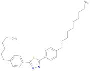 1,3,4-Thiadiazole, 2-(4-decylphenyl)-5-(4-hexylphenyl)-