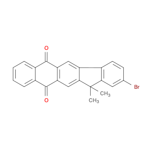 6H-Indeno[1,2-b]anthracene-6,11(13H)-dione, 2-bromo-13,13-dimethyl-