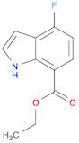 1H-Indole-7-carboxylic acid, 4-fluoro-, ethyl ester