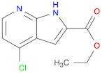 1H-Pyrrolo[2,3-b]pyridine-2-carboxylic acid, 4-chloro-, ethyl ester