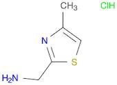 2-Thiazolemethanamine, 4-methyl-, hydrochloride (1:1)