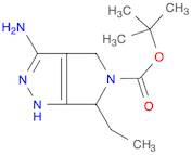 Pyrrolo[3,4-c]pyrazole-5(1H)-carboxylic acid, 3-amino-6-ethyl-4,6-dihydro-, 1,1-dimethylethyl ester