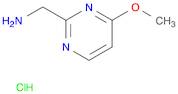 2-Pyrimidinemethanamine, 4-methoxy-, hydrochloride (1:1)