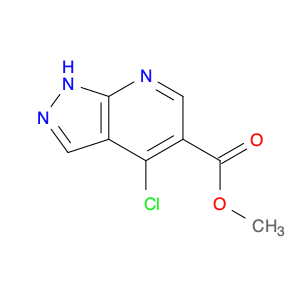 1H-Pyrazolo[3,4-b]pyridine-5-carboxylic acid, 4-chloro-, methyl ester