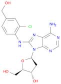 Adenosine, 8-[[2-chloro-4-(hydroxymethyl)phenyl]amino]-2'-deoxy- (9CI)