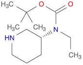 Carbamic acid, N-ethyl-N-(3R)-3-piperidinyl-, 1,1-dimethylethyl ester