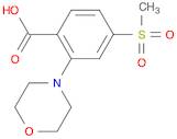 Benzoic acid, 4-(methylsulfonyl)-2-(4-morpholinyl)-