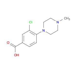 Benzoic acid, 3-chloro-4-(4-methyl-1-piperazinyl)-