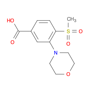 Benzoic acid, 4-(methylsulfonyl)-3-(4-morpholinyl)-