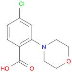 Benzoic acid, 4-chloro-2-(4-morpholinyl)-