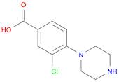 Benzoic acid, 3-chloro-4-(1-piperazinyl)-