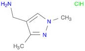 1H-Pyrazole-4-methanamine, 1,3-dimethyl-, hydrochloride (1:1)