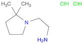 1-Pyrrolidineethanamine, 2,2-dimethyl-, hydrochloride (1:2)