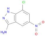 1H-Indazol-3-amine, 7-chloro-5-nitro-