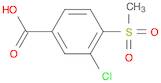 Benzoic acid, 3-chloro-4-(methylsulfonyl)-