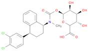 β-D-Glucopyranuronic acid, 1-[[4-(3,4-dichlorophenyl)-1,2,3,4-tetrahydro-1-naphthalenyl]methylca...