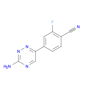 Benzonitrile, 4-(3-amino-1,2,4-triazin-6-yl)-2-fluoro-