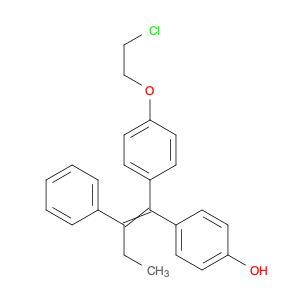 Phenol, 4-[1-[4-(2-chloroethoxy)phenyl]-2-phenyl-1-buten-1-yl]-