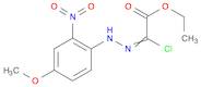 Acetic acid, 2-chloro-2-[2-(4-methoxy-2-nitrophenyl)hydrazinylidene]-, ethyl ester