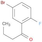 1-Butanone, 1-(5-bromo-2-fluorophenyl)-