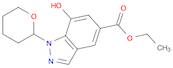 1H-Indazole-5-carboxylic acid, 7-hydroxy-1-(tetrahydro-2H-pyran-2-yl)-, ethyl ester