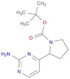 1-Pyrrolidinecarboxylic acid, 2-(2-amino-4-pyrimidinyl)-, 1,1-dimethylethyl ester