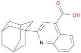 4-Quinolinecarboxylic acid, 2-tricyclo[3.3.1.13,7]dec-1-yl-