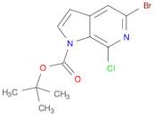 1H-Pyrrolo[2,3-c]pyridine-1-carboxylic acid, 5-bromo-7-chloro-, 1,1-dimethylethyl ester