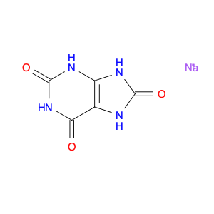 1H-Purine-2,6,8(3H)-trione, 7,9-dihydro-, sodium salt (1:1)